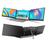 Teamgee Portable Monitor for Laptop, 14” FHD 1080P IPS Laptop Screen Extender with Build-in Stand/Dual Speakers, HDMI/USB-A/Type-C Plug and Play Display for 13”-17” Laptops (Mac, Wins, Android, Dex)